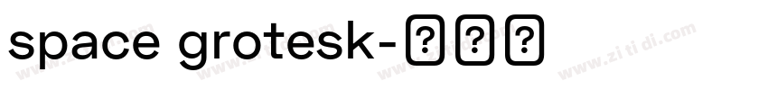 space grotesk字体转换
